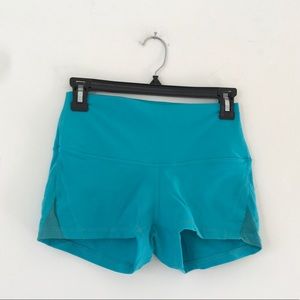 Bright Blue mesh Lululemon Shorts